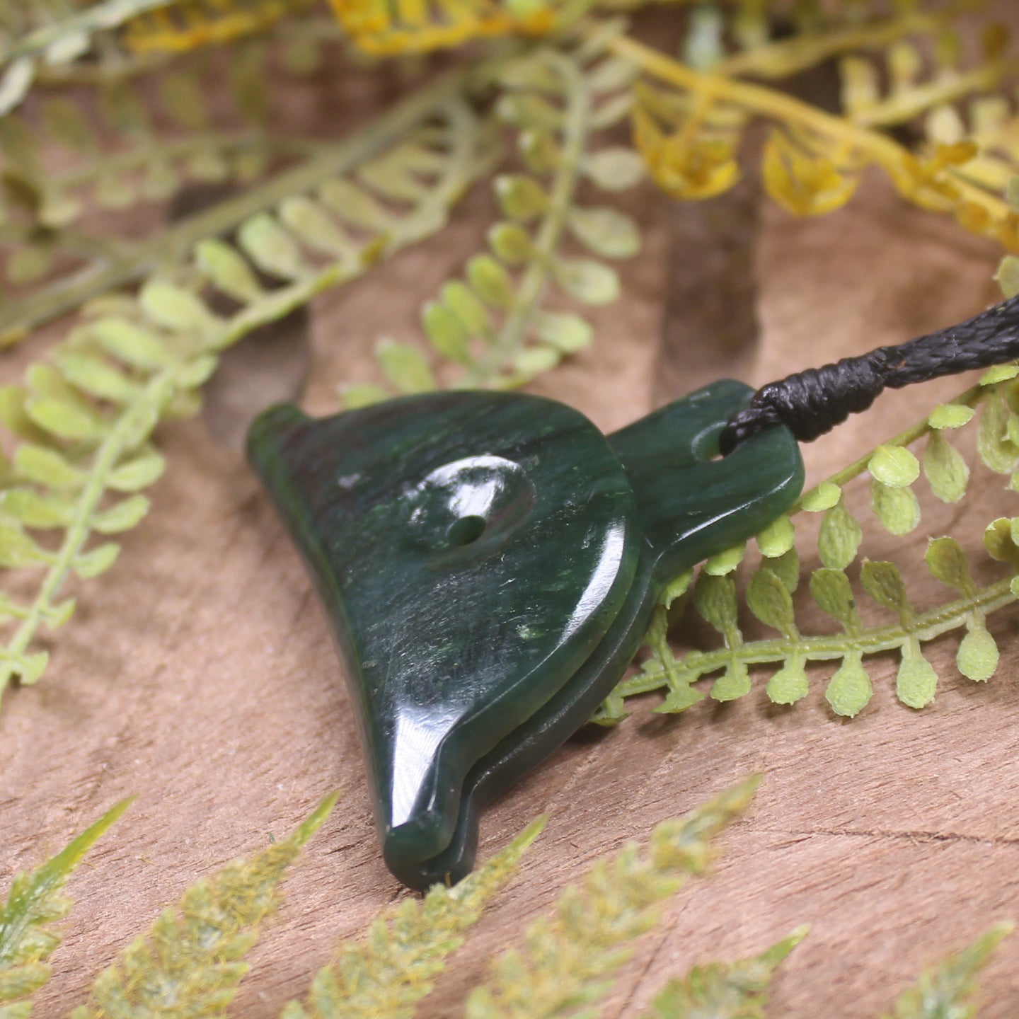 Dog Whistle carved from Kawakawa Pounamu - NZ Greenstone