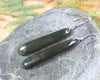 Roimata or Teardrop earrings carved from Rimu Pounamu - NZ Greenstone