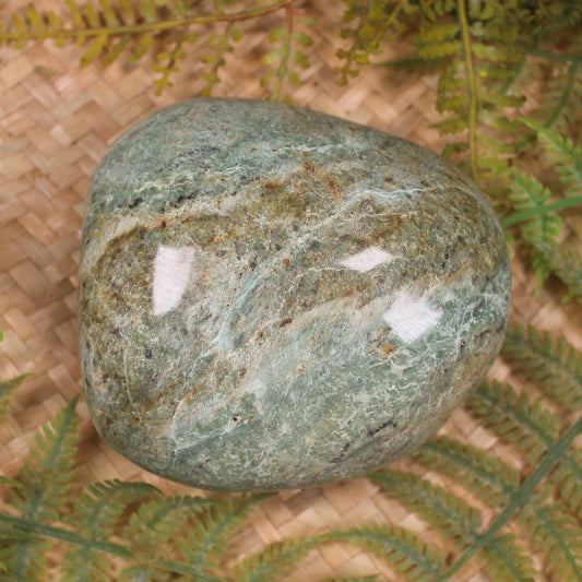 Freeform Serpentine Pounamu Sculpture - NZ Greenstone