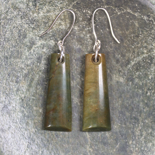 Flower Jade Toki Earrings