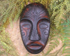 NZ Wood Wheku Mask Sculpture (BM198)