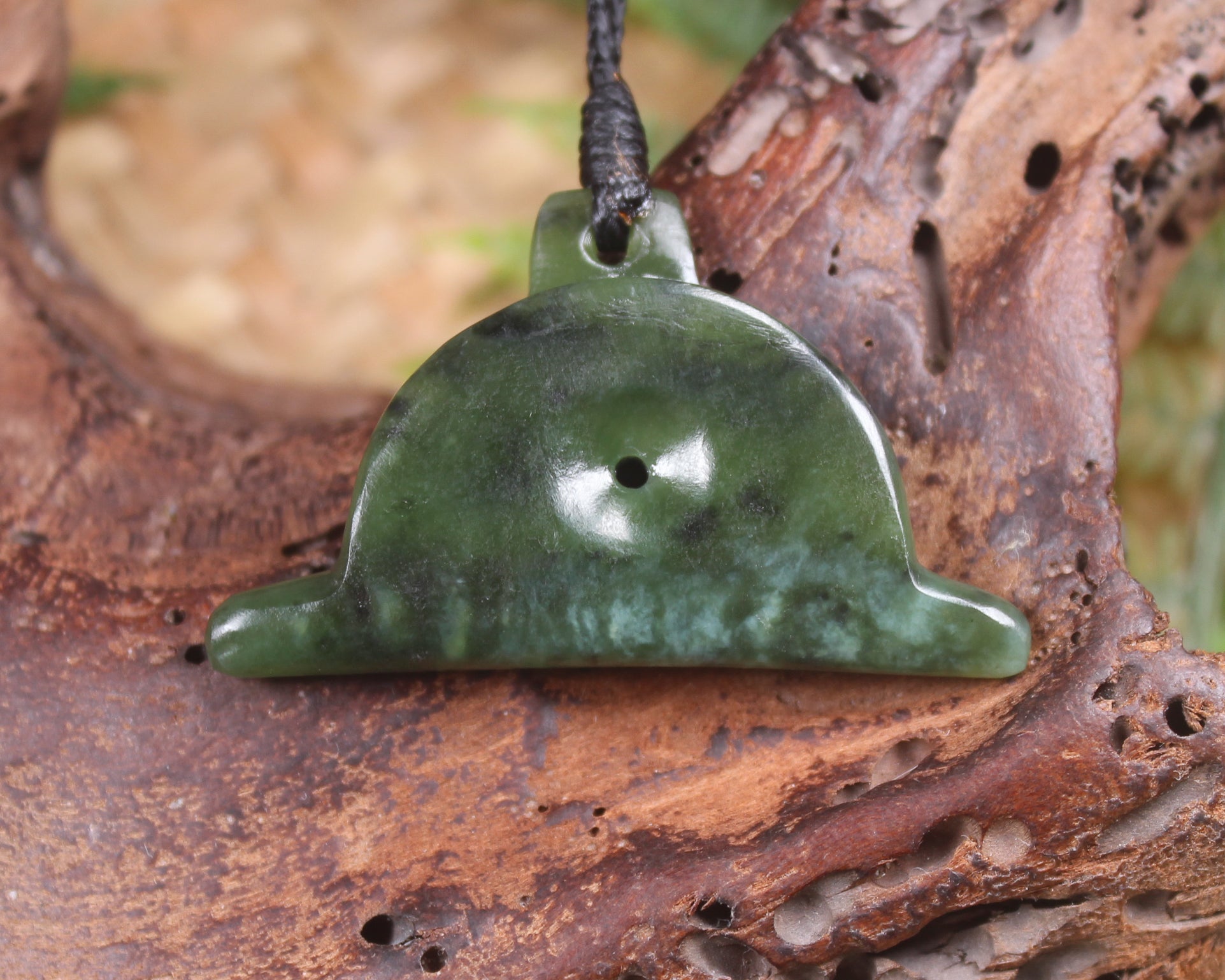 Rimu pounamu dog whistle