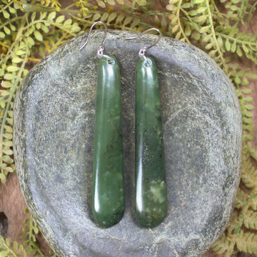 Hapopo Pounamu Earrings