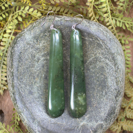 Hapopo Pounamu Earrings