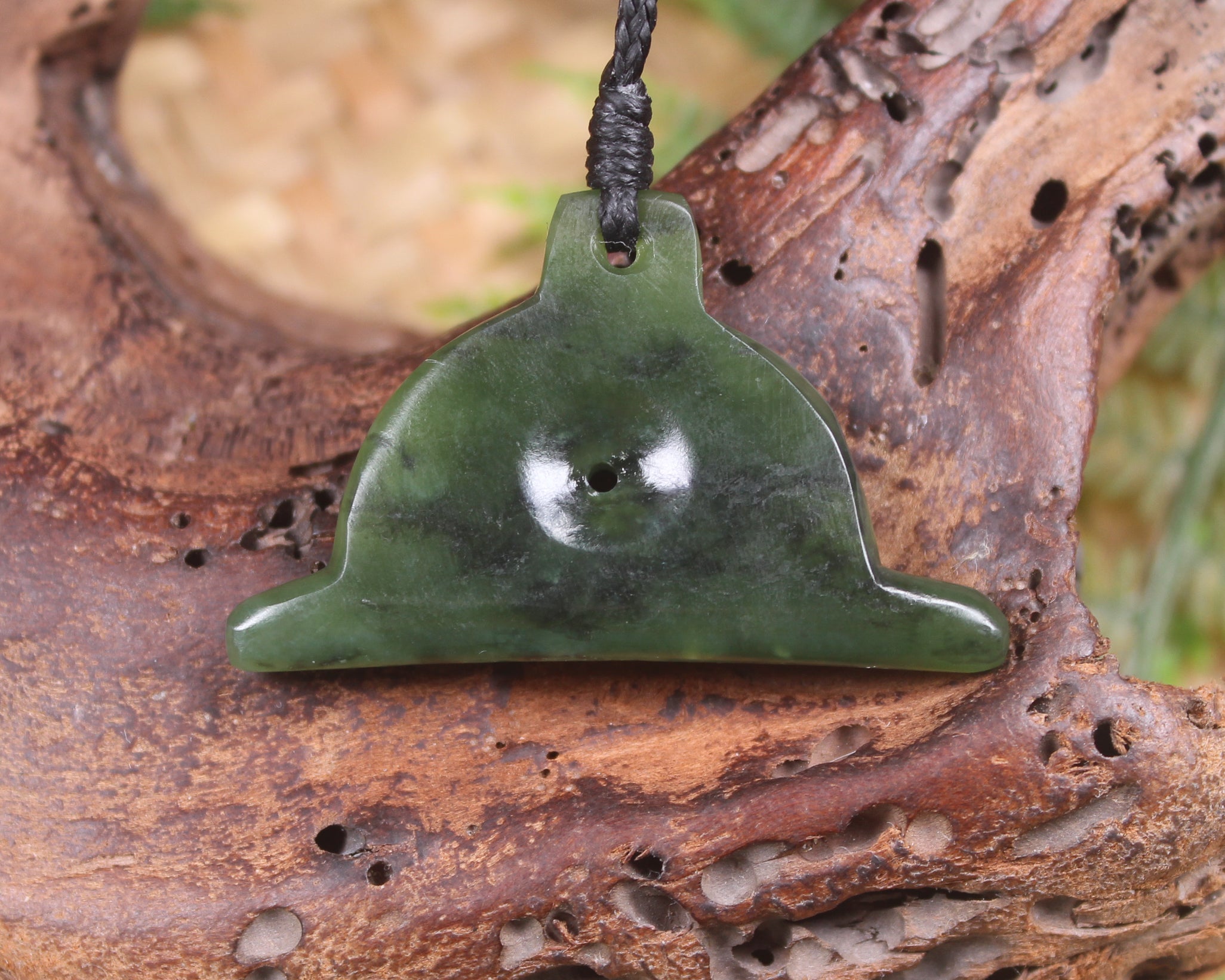 Rimu pounamu dog whistle