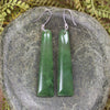 Hapopo Pounamu Toki earrings - NZ Greenstone