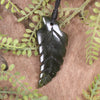 Rimu Pounamu Taniwha Tooth pendant - NZ Greenstone