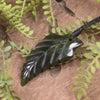 Rimu Pounamu Taniwha Tooth pendant - NZ Greenstone