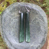 Roimata or Teardrop earrings carved from Kawakawa Pounamu - NZ Greenstone
