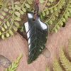 Rimu Pounamu Taniwha Tooth pendant - NZ Greenstone