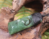 Toki or Adze with Koru carved from Hapopo Pounamu - NZ Greenstone