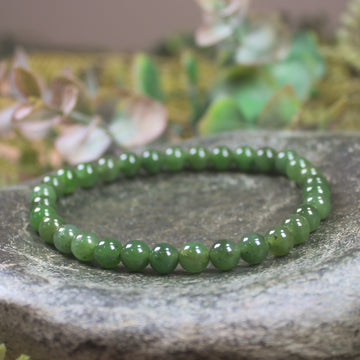 Hapopo Pounamu beaded bracelet