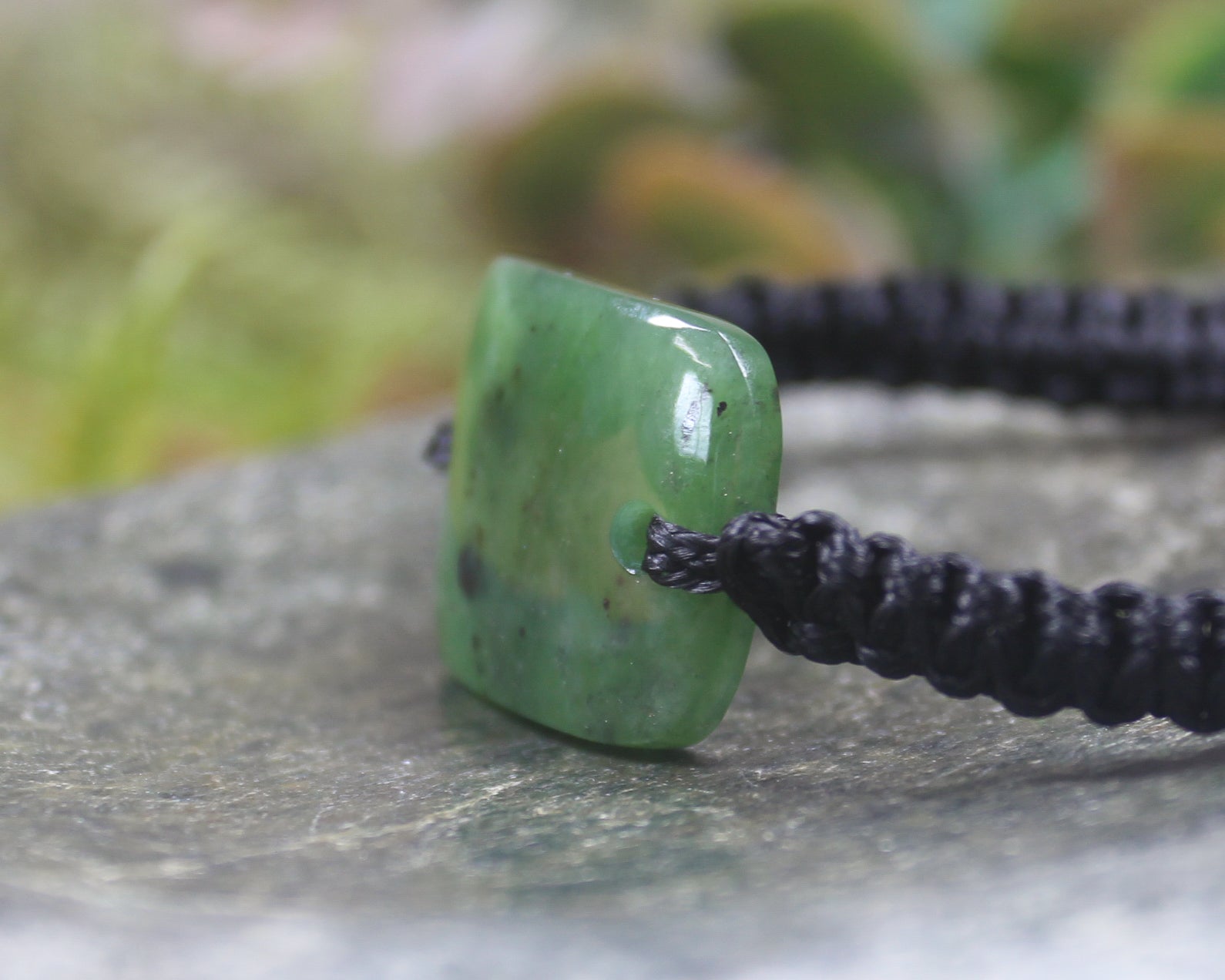 Adjustable Hapopo Pounamu Bracelet - New Zealand Greenstone