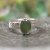 Hapopo Pounamu Silver Ring