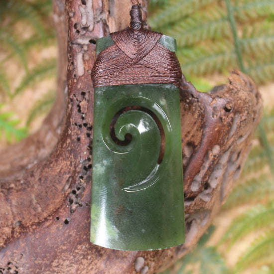 Toki with Koru pendant