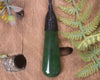 Kawakawa Pounamu Roimata Pendant - NZ Greenstone