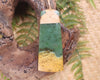 Toki or Adze Pendant carved from Flower Jade Pounamu - NZ Greenstone