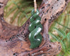 Twist or Pikorua carved from Hapopo Pounamu - NZ Greenstone