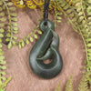 Whale Tail carved from Hapopo Pounamu - NZ Greenstone