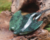 Stingray or Whai carved from Inanga Pounamu - NZ Greenstone