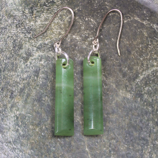 Hapopo Pounamu Earrings