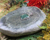 Sterling Silver Greenstone Pendant carved from Flower Jade Pounamu - NZ Greenstone