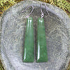 Hapopo Pounamu Toki earrings - NZ Greenstone