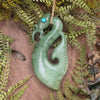 Manaia carved from Raukaraka Pounamu - NZ Greenstone