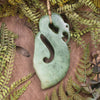 Manaia carved from Raukaraka Pounamu - NZ Greenstone