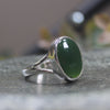 Ring with Kawakawa Pounamu