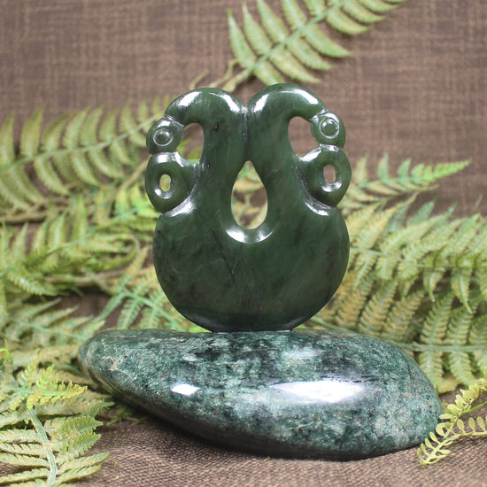 Pekapeka Pounamu Sculpture