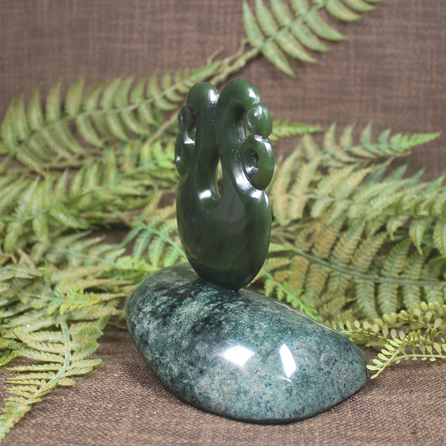 Pekapeka Pounamu Sculpture