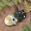 Manaia carved from Flower Jade Pounamu - NZ Greenstone
