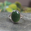Ring with Kawakawa Pounamu