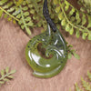 Tangiwai Pounamu Hei Matau pendant  - NZ Greenstone