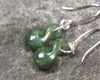 Twist Earrings carved from Hapopo Pounamu - NZ Greenstone