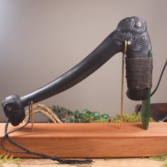 Toki Poutangata with Hapopo Pounamu - NZ Greenstone