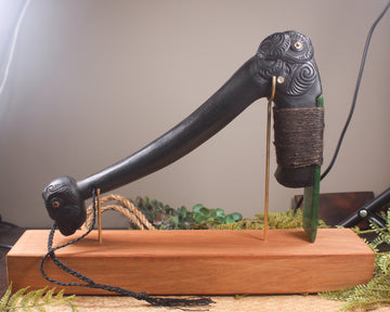 Toki Poutangata with Hapopo Pounamu - NZ Greenstone