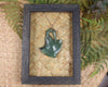 Framed Inanga Pounamu Whai - NZ Greenstone