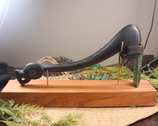 NZ Greenstone Toki Poutangata Hapopo Pounamu