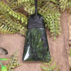 Douglas Creek Pounamu carved into a Toki Pendant - NZ Greenstone