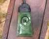 Toki or Adze with Koru carved from Hapopo Pounamu - NZ Greenstone