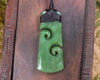Hapopo Pounamu Toki with Koru