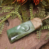Toki with Koru pounamu pendant - NZ Greenstone