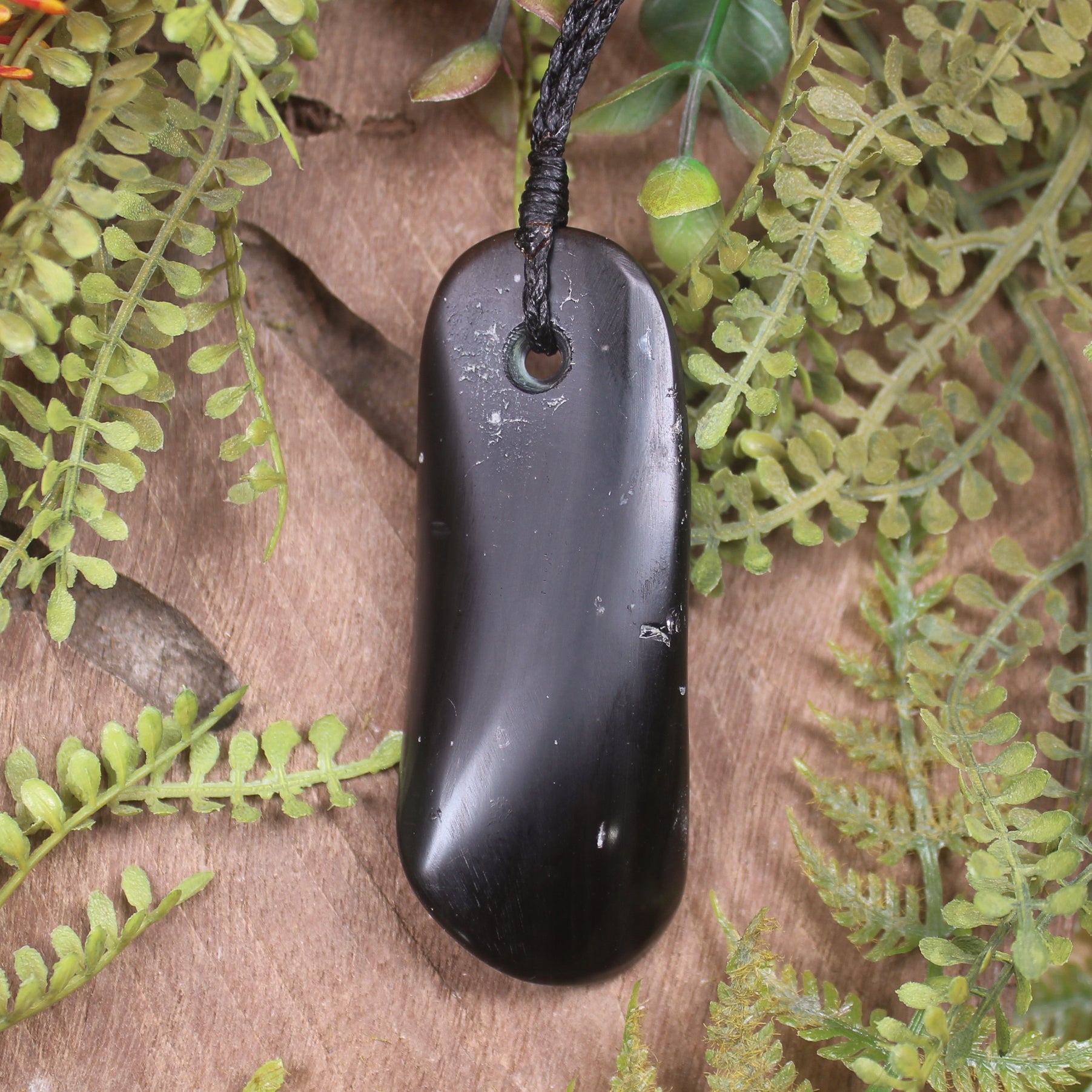 Black Obsidian Roimata Pendant