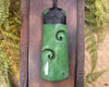 Hapopo Pounamu Toki with Koru