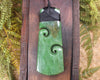 Hapopo Pounamu Toki with Koru
