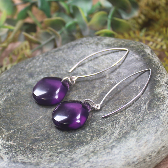 amethyst earrings
