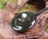 Koru carved from Rimu Pounamu - NZ Greenstone