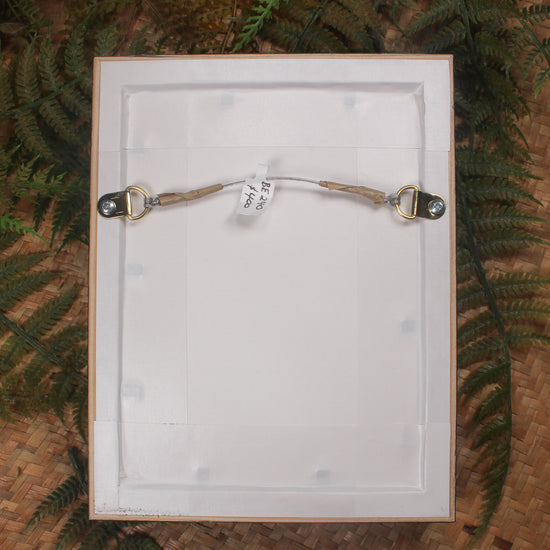 Framed Rimu Pounamu Matau - NZ Greenstone